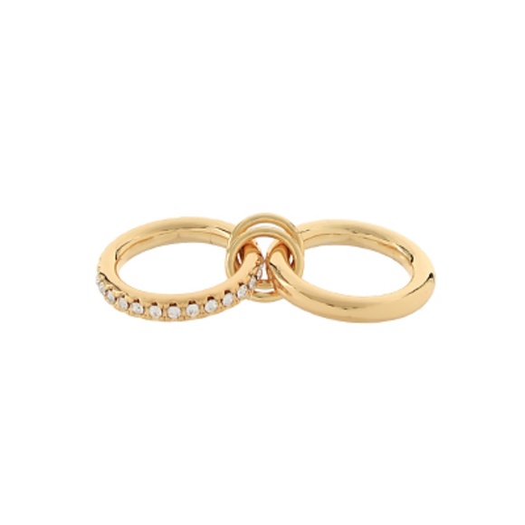 2 Row Pave Ring - Picture 2 of 2